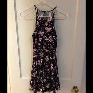 Halter Floral Dress {M}